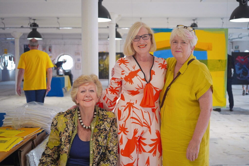With Clare Henry and Fiona Watson