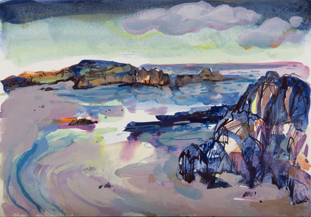 Iona. Gouache on paper. 2016.