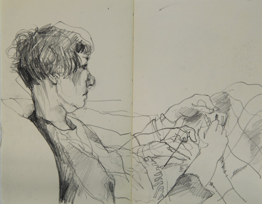 Mary drawing. Graphite. 2015.