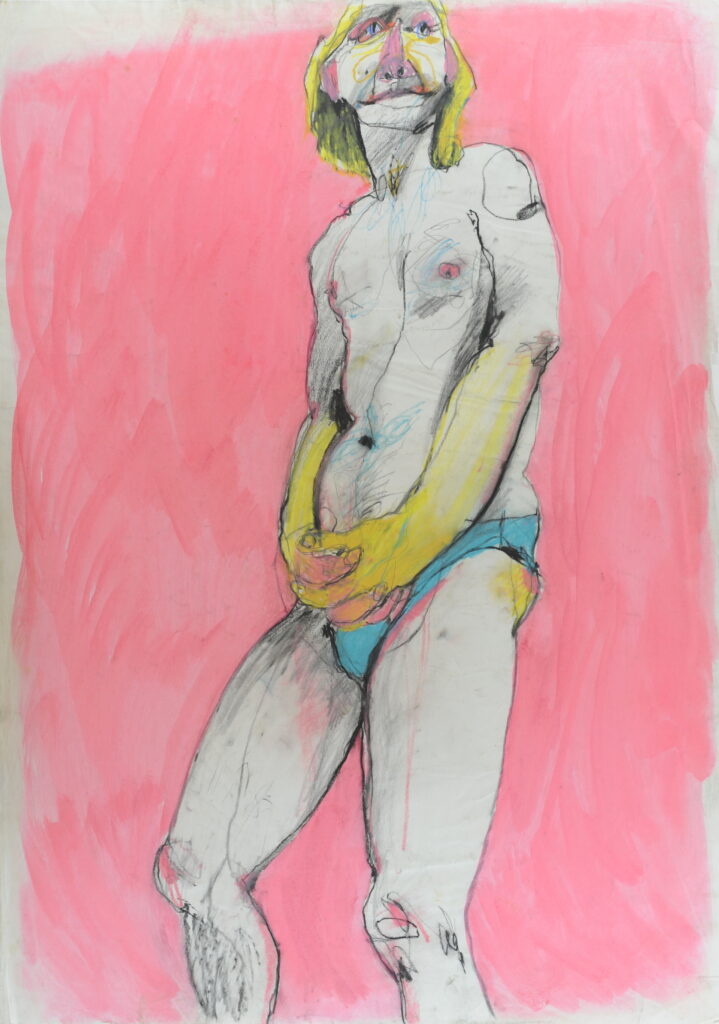 Peter. Ink & charcoal on paper. 1990.